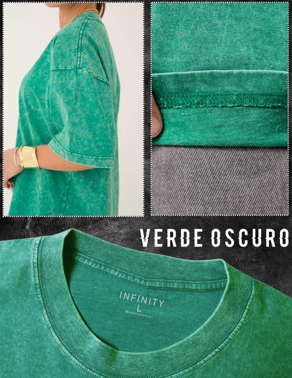 CAMISETA OVERSIZE ACID WASH
