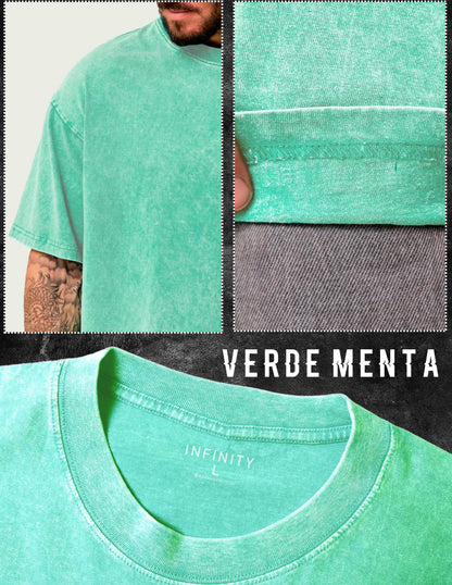 CAMISETA OVERSIZE ACID WASH